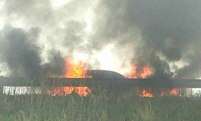 Auto in fiamme su A29 vicino svincolo Castelvetrano