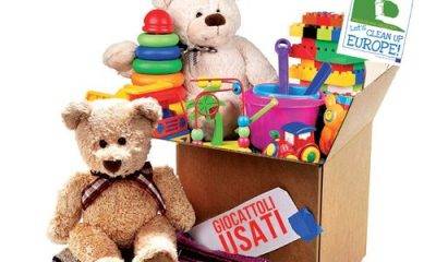 Al via oggi la “Raccolta di giocattoli usati”: potranno essere consegnati alla portineria del Municipio