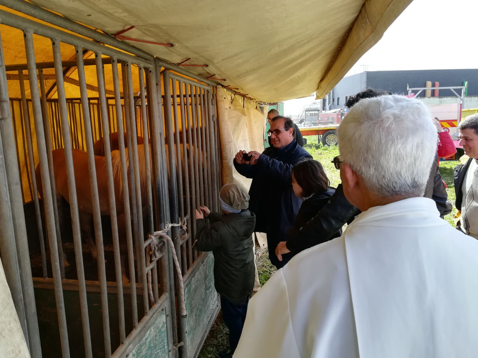 Benedizione animali e artisti del Circo Lidia Togni a Castelvetrano