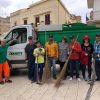 Volontari di "Pulisci Castelvetrano" e Dusty ripuliscono la Piazza Matteotti
