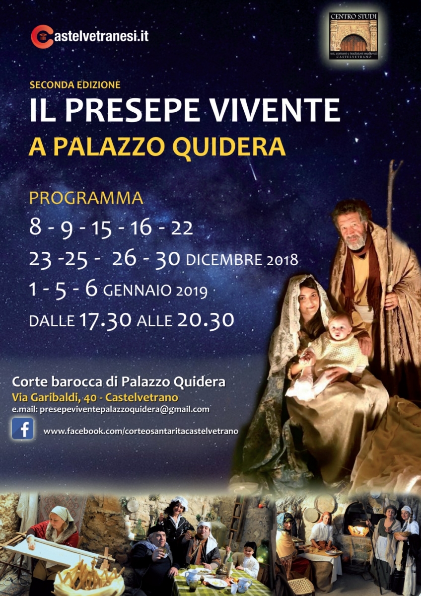 Natale a Castelvetrano: Il presepe vivente a palazzo Quidera