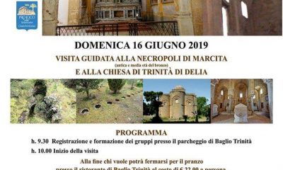 "Castelvetrano da scoprire": Domenica 16 Giugno visita guidata alla chiesa SS.trinità di Delia e Necropoli di Marcita